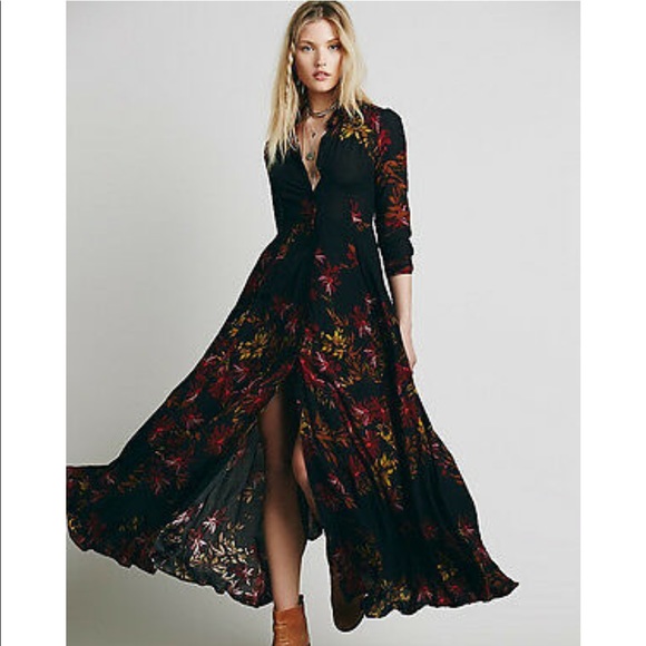 Free People Dresses & Skirts - Free People After the Storm Dress in Marine Combo
